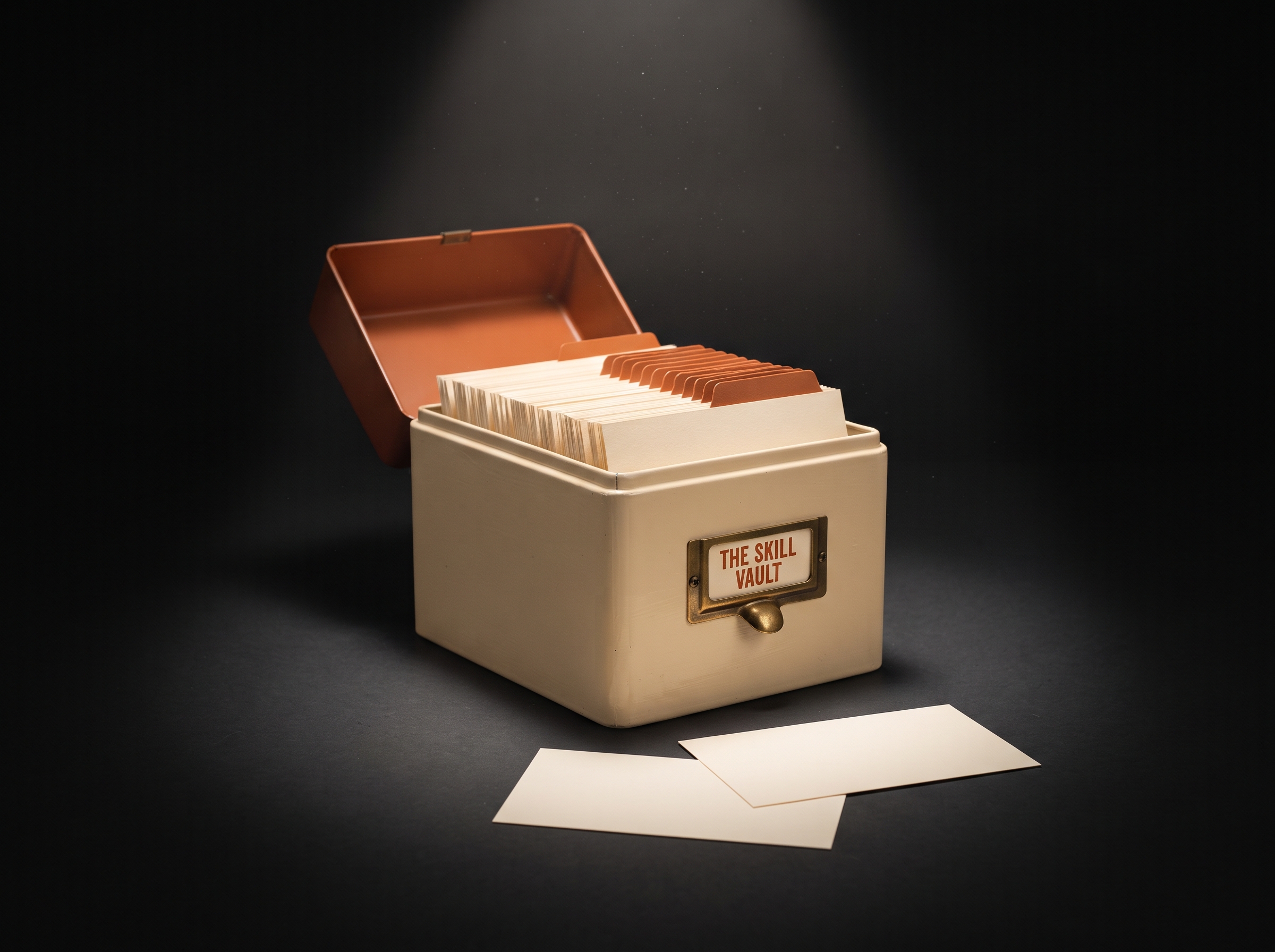The Skill Vault: a card index box of ready-to-install AI workers