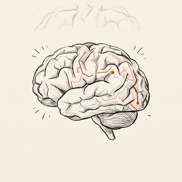 The business brain at the centre, directing work outward to every part of the business